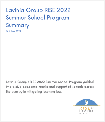 The cover of the K12 Coalition Summer School Efficacy white paper.