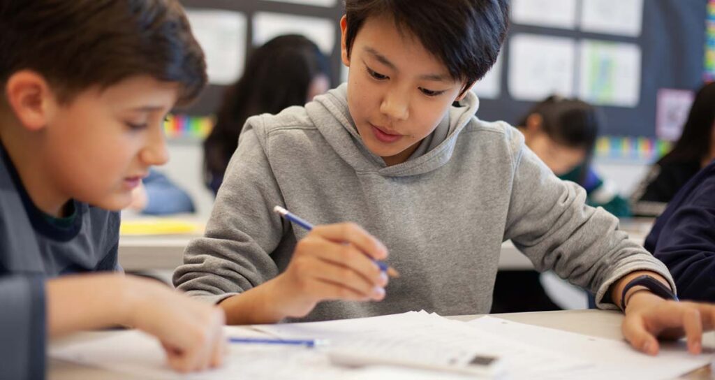 6th-8th grade math students